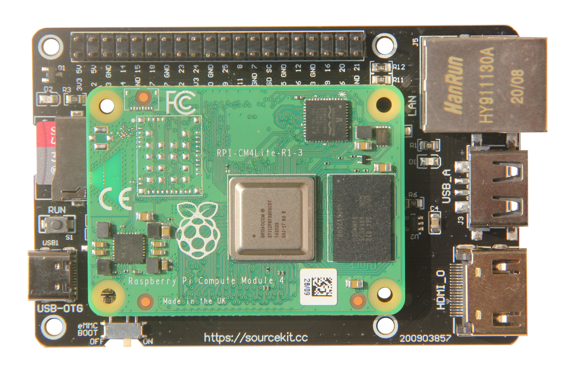 PiTray mini with Raspberry Compute Module 4 Lite
